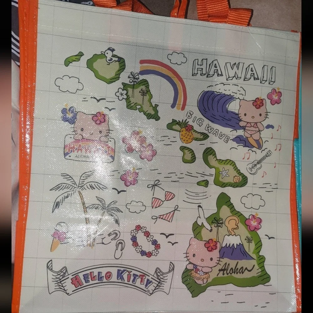 Hawaiian Hello Kitty tote